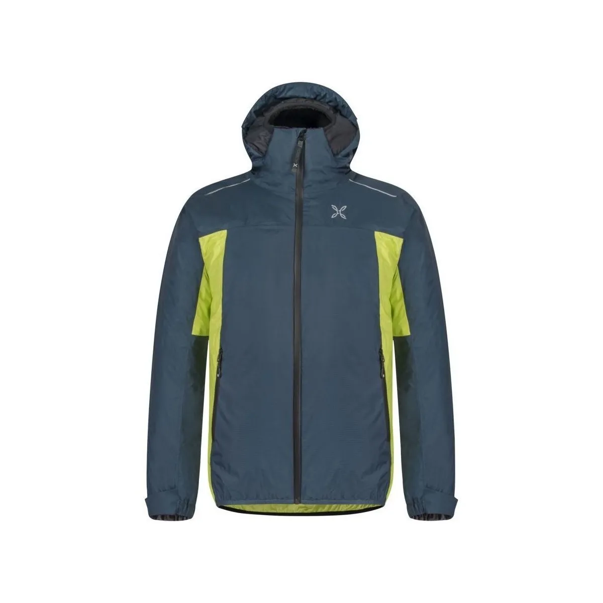 Chaqueta Nevis 2.0 Hombre Blu Cenere/Verde Lime