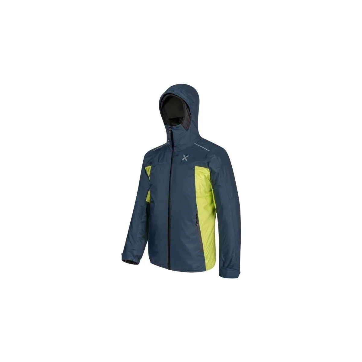 Chaqueta Nevis 2.0 Hombre Blu Cenere/Verde Lime