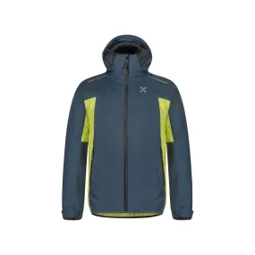 Chaqueta Nevis 2.0 Hombre Blu Cenere/Verde Lime