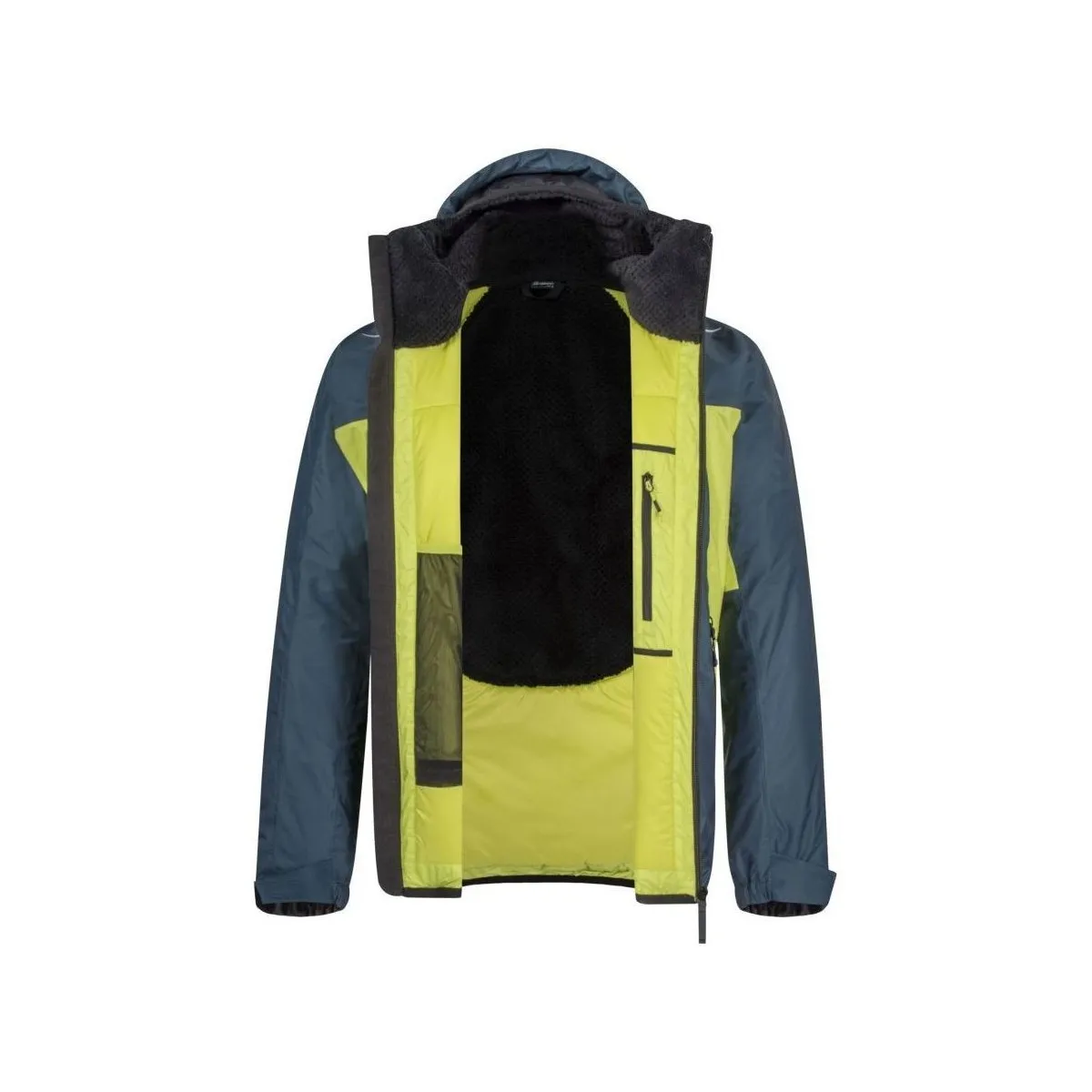 Chaqueta Nevis 2.0 Hombre Blu Cenere/Verde Lime