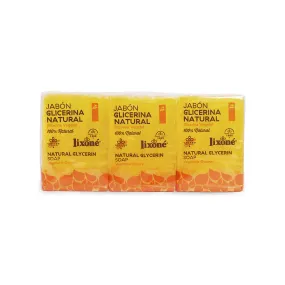 Glicerina Natural Jabón Piel Sensible 3 X 125 Gr