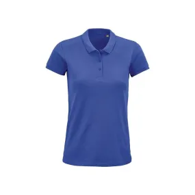 PLANET - POLO MUJER -100% algodón biológico color azul royal