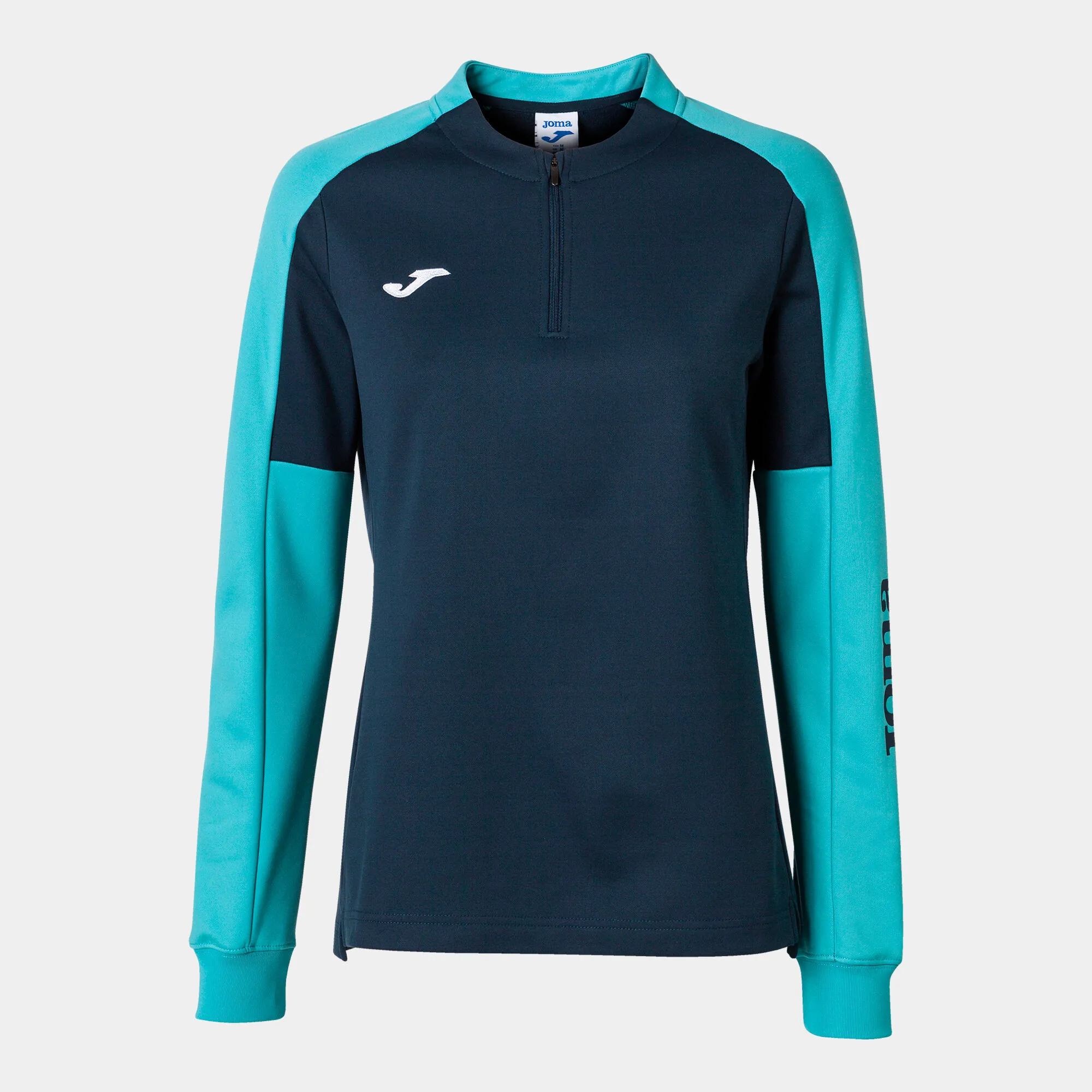 Sudadera mujer Eco Championship marino turquesa flúor