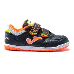 Zapatillas JOMA TOP FLEX JR2103. Navy orange indoor. TPJW2103INV