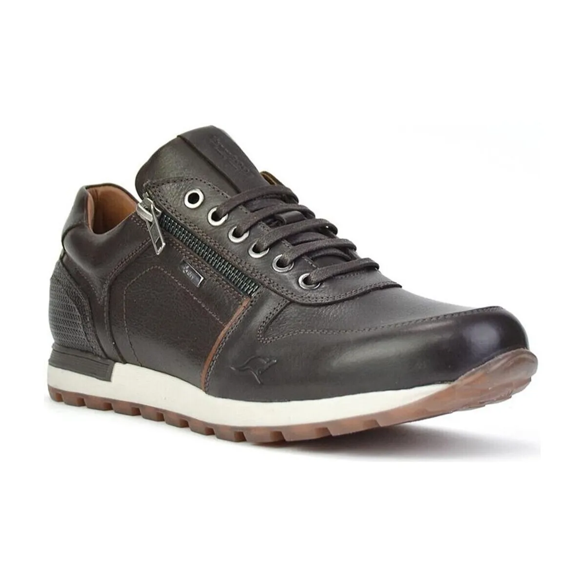 ZAPATILLAS PIEL HOMBRE 463-18 MARRON